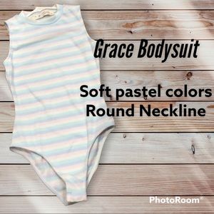 Bodysuit soft rainbow color